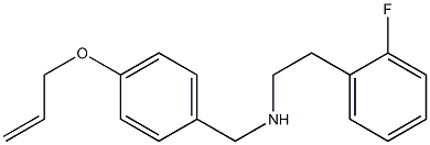 [2-(2-fluorophenyl)ethyl]({[4-(prop-2-en-1-yloxy)phenyl]methyl})amine