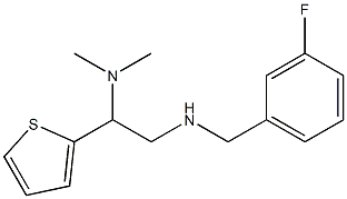 [2-(dimethylamino)-2-(thiophen-2-yl)ethyl][(3-fluorophenyl)methyl]amine