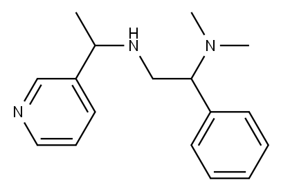 [2-(dimethylamino)-2-phenylethyl][1-(pyridin-3-yl)ethyl]amine