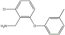 [2-chloro-6-(3-methylphenoxy)phenyl]methanamine