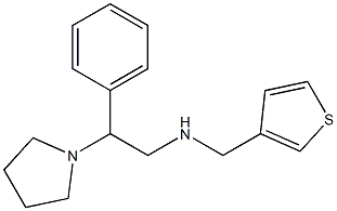 [2-phenyl-2-(pyrrolidin-1-yl)ethyl](thiophen-3-ylmethyl)amine