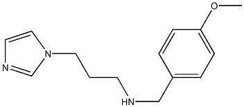 [3-(1H-imidazol-1-yl)propyl][(4-methoxyphenyl)methyl]amine