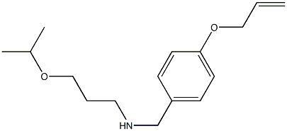 {[4-(prop-2-en-1-yloxy)phenyl]methyl}[3-(propan-2-yloxy)propyl]amine