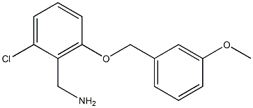 {2-chloro-6-[(3-methoxyphenyl)methoxy]phenyl}methanamine