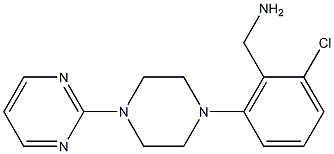 {2-chloro-6-[4-(pyrimidin-2-yl)piperazin-1-yl]phenyl}methanamine