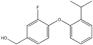 {3-fluoro-4-[2-(propan-2-yl)phenoxy]phenyl}methanol