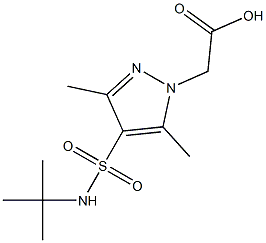 {4-[(tert-butylamino)sulfonyl]-3,5-dimethyl-1H-pyrazol-1-yl}acetic acid