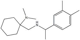 1-({[1-(3,4-dimethylphenyl)ethyl]amino}methyl)-N,N-dimethylcyclohexan-1-amine