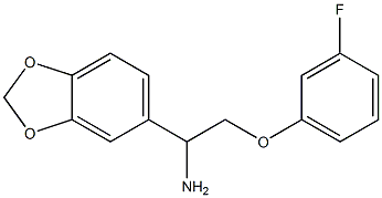 1-(1,3-benzodioxol-5-yl)-2-(3-fluorophenoxy)ethanamine