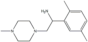 1-(2,5-dimethylphenyl)-2-(4-methylpiperazin-1-yl)ethanamine