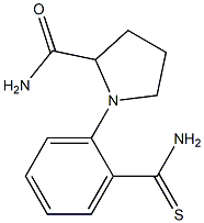 1-(2-carbamothioylphenyl)pyrrolidine-2-carboxamide Struktur