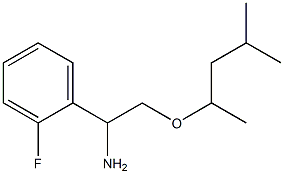 1-(2-fluorophenyl)-2-[(4-methylpentan-2-yl)oxy]ethan-1-amine