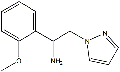 1-(2-methoxyphenyl)-2-(1H-pyrazol-1-yl)ethanamine Structure