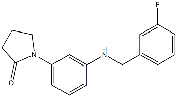 1-(3-{[(3-fluorophenyl)methyl]amino}phenyl)pyrrolidin-2-one