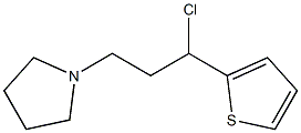 1-(3-chloro-3-thien-2-ylpropyl)pyrrolidine