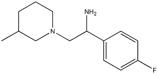 1-(4-fluorophenyl)-2-(3-methylpiperidin-1-yl)ethanamine