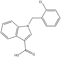 1-[(2-chlorophenyl)methyl]-1H-indole-3-carboxylic acid
