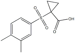 1-[(3,4-dimethylphenyl)sulfonyl]cyclopropanecarboxylic acid