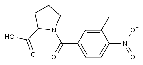 1-[(3-methyl-4-nitrophenyl)carbonyl]pyrrolidine-2-carboxylic acid