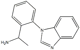 1-[2-(1H-1,3-benzodiazol-1-yl)phenyl]ethan-1-amine Structure
