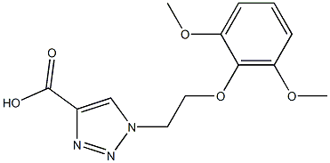 1-[2-(2,6-dimethoxyphenoxy)ethyl]-1H-1,2,3-triazole-4-carboxylic acid