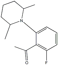 1-[2-(2,6-dimethylpiperidin-1-yl)-6-fluorophenyl]ethan-1-one