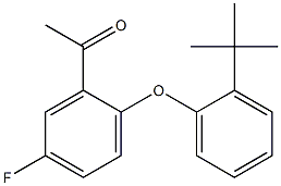 1-[2-(2-tert-butylphenoxy)-5-fluorophenyl]ethan-1-one