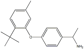 1-[4-(2-tert-butyl-5-methylphenoxy)phenyl]ethan-1-amine