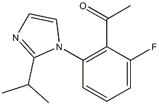 1-{2-fluoro-6-[2-(propan-2-yl)-1H-imidazol-1-yl]phenyl}ethan-1-one