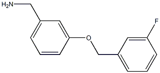 1-{3-[(3-fluorobenzyl)oxy]phenyl}methanamine