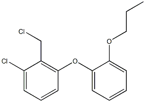 1-chloro-2-(chloromethyl)-3-(2-propoxyphenoxy)benzene