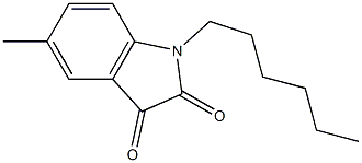 1-hexyl-5-methyl-2,3-dihydro-1H-indole-2,3-dione