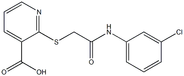 2-({[(3-chlorophenyl)carbamoyl]methyl}sulfanyl)pyridine-3-carboxylic acid