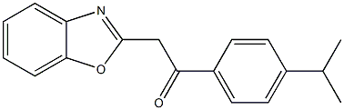 2-(1,3-benzoxazol-2-yl)-1-[4-(propan-2-yl)phenyl]ethan-1-one
