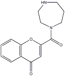 2-(1,4-diazepan-1-ylcarbonyl)-4H-chromen-4-one Structure