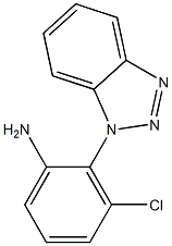 2-(1H-1,2,3-benzotriazol-1-yl)-3-chloroaniline Structure