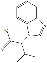 2-(1H-1,3-benzodiazol-1-yl)-3-methylbutanoic acid Structure