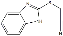 2-(1H-1,3-benzodiazol-2-ylsulfanyl)acetonitrile Structure