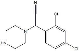 2-(2,4-dichlorophenyl)-2-(piperazin-1-yl)acetonitrile