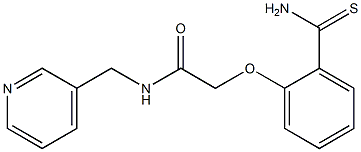 2-(2-carbamothioylphenoxy)-N-(pyridin-3-ylmethyl)acetamide