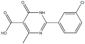 2-(3-chlorophenyl)-4-methyl-6-oxo-1,6-dihydropyrimidine-5-carboxylic acid