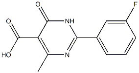 2-(3-fluorophenyl)-4-methyl-6-oxo-1,6-dihydropyrimidine-5-carboxylic acid