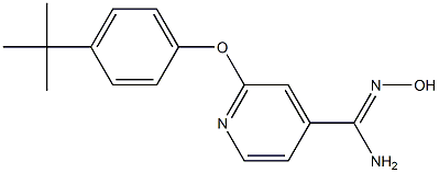 2-(4-tert-butylphenoxy)-N'-hydroxypyridine-4-carboximidamide