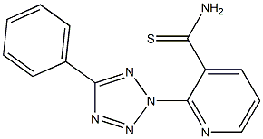 2-(5-phenyl-2H-1,2,3,4-tetrazol-2-yl)pyridine-3-carbothioamide