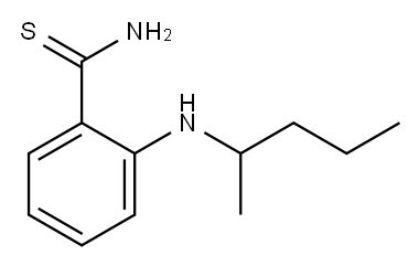 2-(pentan-2-ylamino)benzene-1-carbothioamide