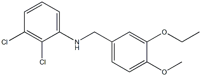 2,3-dichloro-N-[(3-ethoxy-4-methoxyphenyl)methyl]aniline