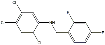 2,4,5-trichloro-N-[(2,4-difluorophenyl)methyl]aniline