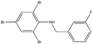 2,4,6-tribromo-N-[(3-fluorophenyl)methyl]aniline
