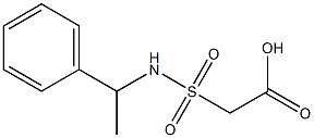 2-[(1-phenylethyl)sulfamoyl]acetic acid