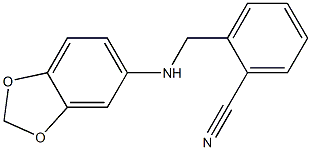 2-[(2H-1,3-benzodioxol-5-ylamino)methyl]benzonitrile